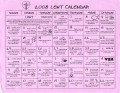 2008 Lent Calendar